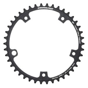 Plateau Route 5 Branches D.135 Stronglight Ultra Torque 42 Dents Interieur Campagnolo Noir Ct2 11V.