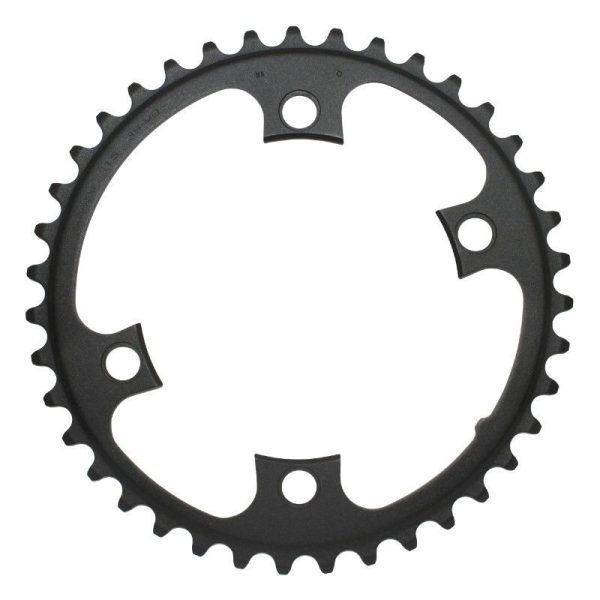 Plateau Route 4 Branches D.110 Pour Shimano 105 5800 Origine 39 Dents Interieur 11V. Noir