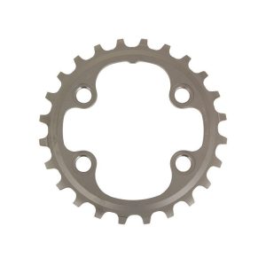 Plateau VTT 4 Branches D.64 Pour Shimano Xt M8000 Double 24 Dents Interieur Origine 11V.