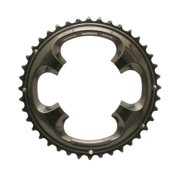 Plateau VTT 4 Branches D.96 Pour Shimano Xt M8000 Triple 40 Dents Exterieur Origine 11V.