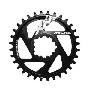 Plateau VTT Direct Mount Pour SRAM Xx1-X01-X1-X0-X9 Miche 32 Dents Alu Noir 11V. (Deport 6mm)