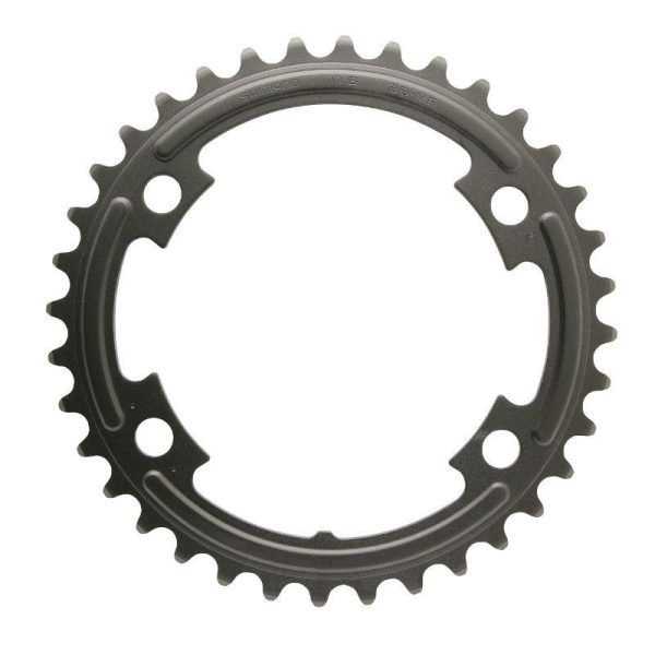 Plateau Route 4 Branches D.110 Pour Shimano 105 5800 Origine 36 Dents Interieur 11V. Noir