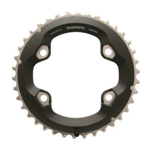 Plateau VTT 4 Branches D.96 Pour Shimano Slx M7000 Double 38 Dents Exterieur Origine 11V.