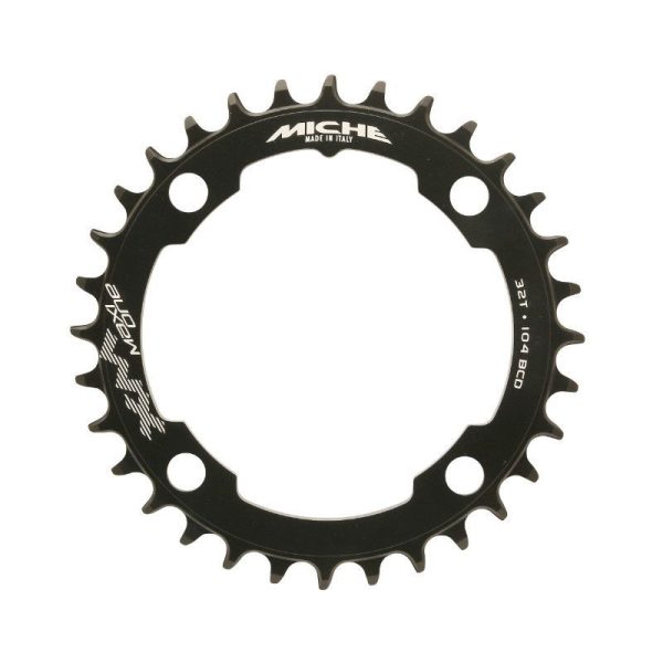 Plateau Vae-E-Bike 4 Branches D.104 Pour Brose Miche 32 Dents Mono Noir Alu 7075 Compatible Yamaha