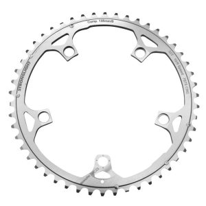 Plateau Route 5 Branches D.135 Stronglight Ultra Torque 50 Dents Exterieur Campagnolo Argent Alu 7075 Centaur Carbon-Veloce et Mirage-Fulcrum R 9-10V.