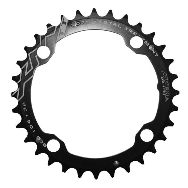 Plateau Vae-E-Bike 4 Branches D.104 Pour Yamaha-Brose Miche 32 Dents Mono Noir 12-11-10-9V.