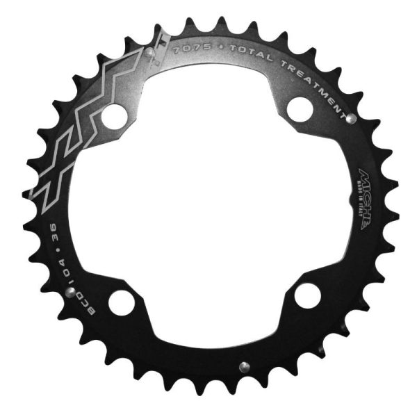 Plateau VTT 4 Branches D.104 Miche Double 36 Dents Exterieur Double Noir