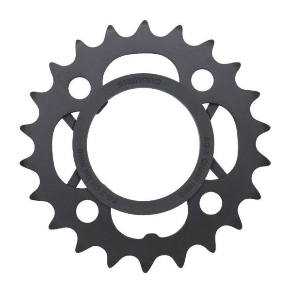 Plateau VTT 4 Branches D.64 Pour Shimano Acera M361 Triple 22 Dents Interieur Origine Noir