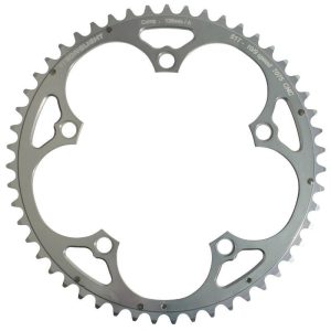 Plateau Route 5 Branches D.135 Stronglight 51 Dents Exterieur Campagnolo Argent Alu 7075 (Axe Carre) 9-10V.
