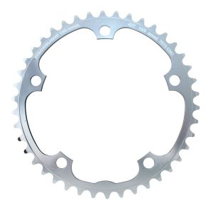 Plateau Route 5 Branches D.135 Stronglight 42 Dents Interieur Campagnolo Argent Alu 7075 (Axe Carre) 9-10V.