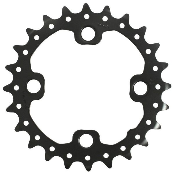 Plateau VTT 4 Branches D.64 Pour Shimano Slx M675-Xt M785 Double 24 Dents Interieur Origine 10V.