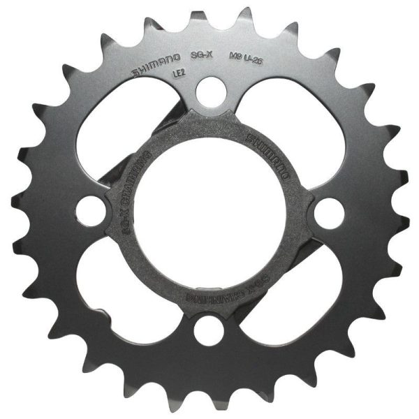 Plateau VTT 4 Branches D.64 Pour Shimano Alivio M430-Acera M391 Triple 26 Dents Interieur Origine 9V.