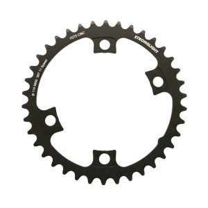 Plateau Route 4 Branches D.110 Pour Shimano 105 5800 Stronglight 38 Dents Interieur Noir Compatible Ultegra 6800 - Dura-Ace 9000 11V.