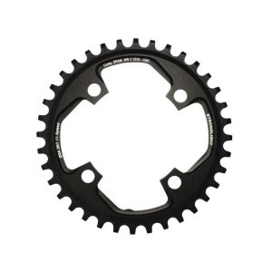 Plateau VTT 4 Branches D.94 Pour SRAM X01 Stronglight 36 Dents Mono Noir Alu 7075 11V. Narrow Wide - Epaisseur 5mm