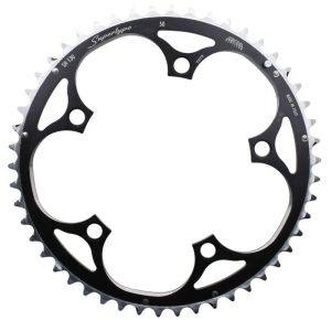 Plateau Route 5 Branches D.130 Miche 50 Dents Exterieur Type Shimano Noir 9-10V.