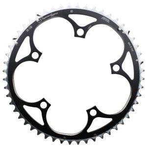 Plateau Route 5 Branches D.130 Miche 52 Dents Exterieur Type Shimano Noir 9-10V.