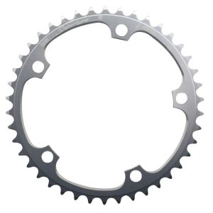 Plateau Route 5 Branches D.135 Miche 42 Dents Interieur Pour Campagnolo Argent (Axe Carre) 9-10V.