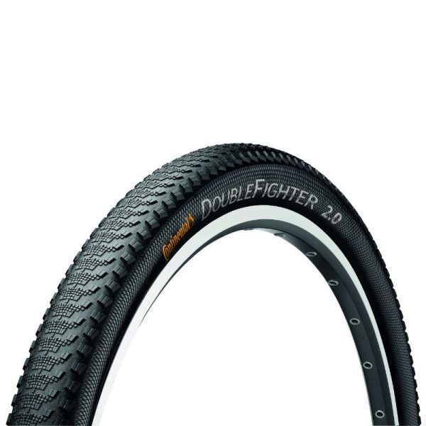 Pneu VTT 27.5 X 2.00 Continental Double Fighter Noir TR (50-584) (650B)