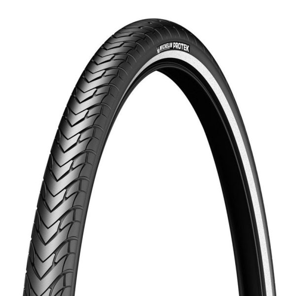 Pneu VTC Urbain 700 X 47 (29 X 1,75) Michelin Protek Renfort Noir TR (47-622) Flanc Reflex