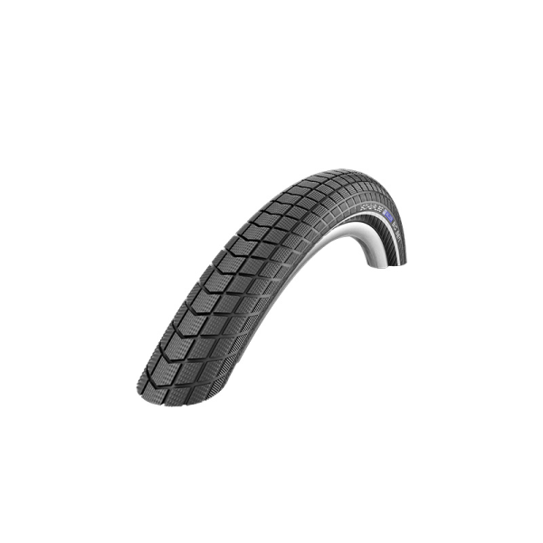 Pneu VTT Urbain - Vae 27.5 X 2.00 Schwalbe Big Ben Plus Noir TR (50-584) (650B) Renfort Green-Guard Flanc Reflex Homologue Vae E50