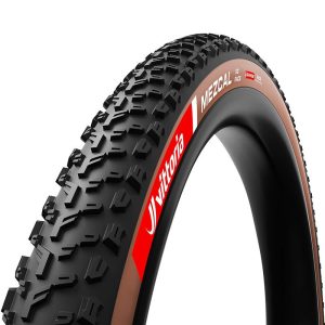Pneu VTT 29 X 2.40 Vittoria Mezcal XC Race Noir-Marron Graphene 2.0 Tubeless Ready TS (57-622) -Terrain Mixte- Compatible VAE
