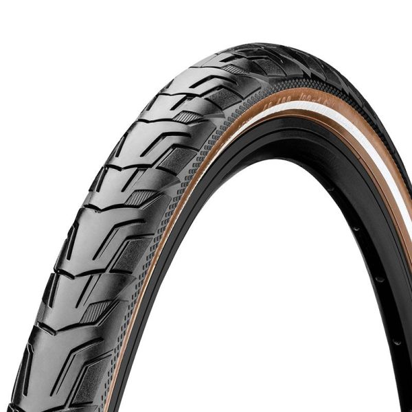 Pneu City-VTC 700 X 47 Continental City Ride Flanc Reflecteur Marron Tr (47-622) (Offre Speciale)