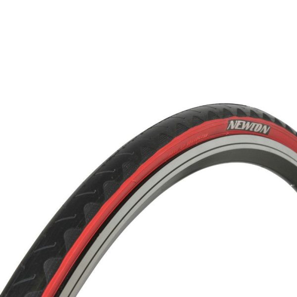 Pneu Route 700 X 23 Newton Gp Noir Flanc Rouge (Profil Tout Temps Tr) (23-622) (Offre Speciale)