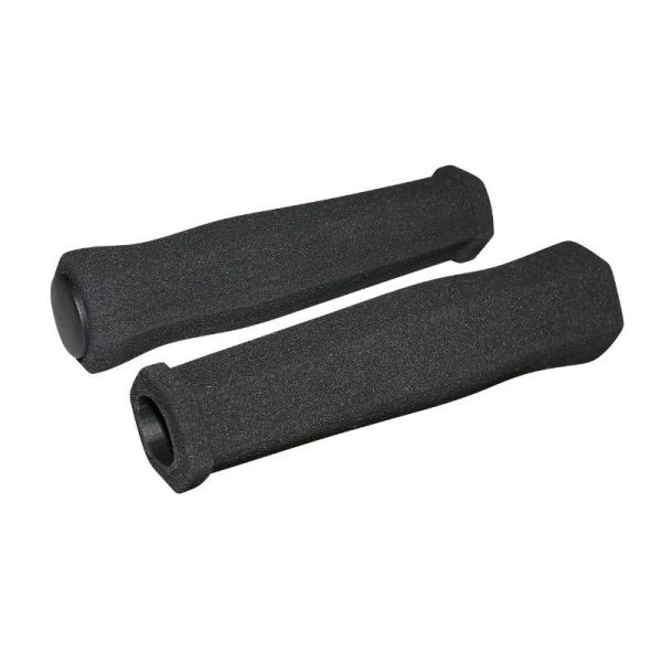 Poignee City-VTT Newton Mousse Haute Densite Noir 125mm (Paire)