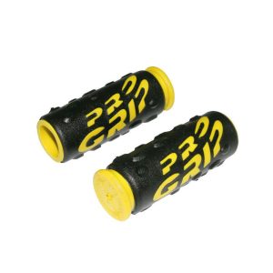 Poignee VTT Progrip 952 Noir-Jaune Ø22mm L85mm (Paire)