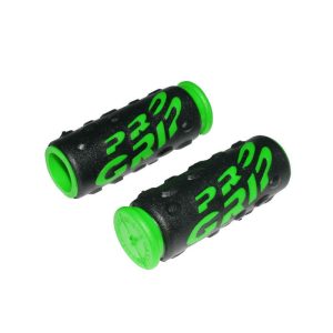 Poignee VTT Progrip 952 Noir-Vert Ø22mm L85mm (Paire)