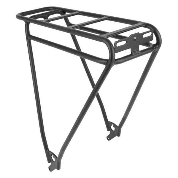 Porte Bagage Arriere 28" Leader Fox Noir Compatible Dixon Gent K24 (Panasonic)