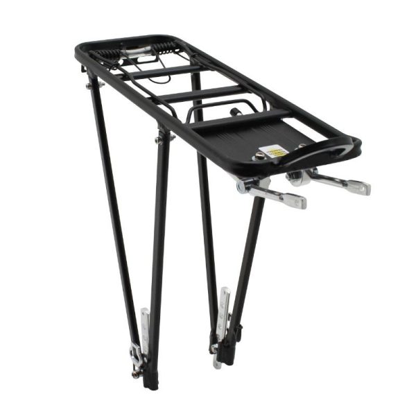 Porte Bagage Velo Arriere A Tringles Gravity Alu Noir Reglable 28"-26"-24''