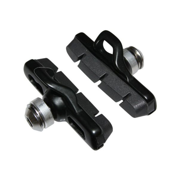 Porte Patin Frein Route A Cartouche Newton Type Campagnolo Alu Noir (1 Paire)