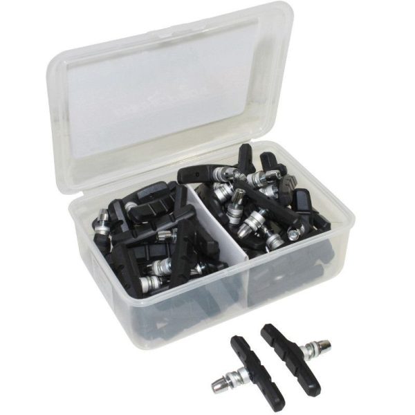 Porte Patin Frein VTT A Vis Symetric Newton 70mm Noir (Coffret de 25 Paires)