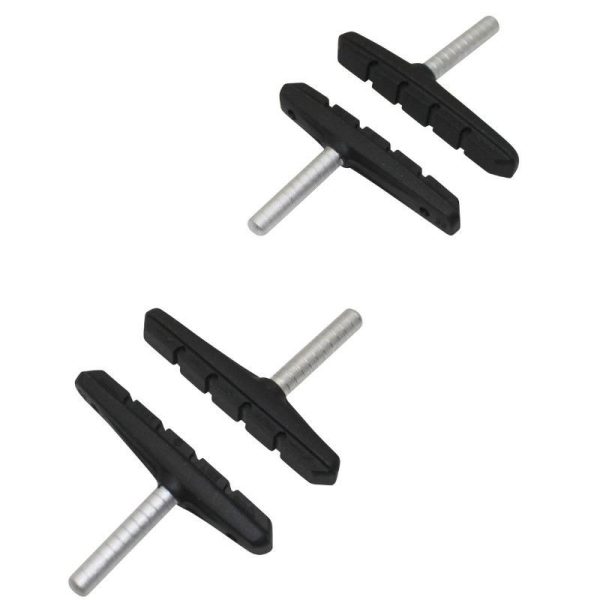Porte Patin Frein VTT A Tige Deporte Newton 72mm Noir (2 Paires Sur Carte)