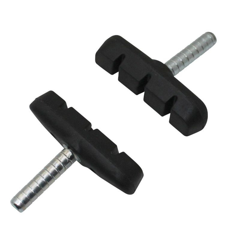 Porte Patin Frein VTT A Tige Symetric Marwi 55mm Noir (Paire Sur Carte)