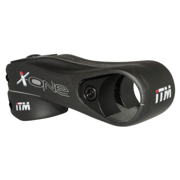 Potence Route Itm X-One Full Carbone 31,8 L 120mm Compatible 1"1-8 et 1"1-4 Poids 125G.