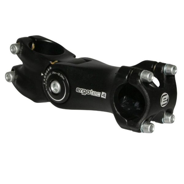Potence VTT Ergotec Reglable Octopus Alu Noir 25.4 L 105mm Pour Fourche 1"1-8 (Homologue Niveau 4)