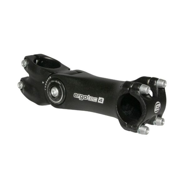 Potence VTT Ergotec Reglable Octopus 2 Alu Noir 25.4 L 125mm Pour Fourche 1"1-8 (Homologue Niveau 4)