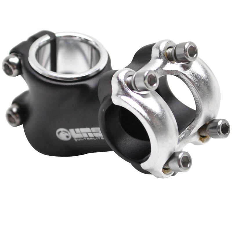 Potence Route-VTT Uno Alu Noir Capot Argent Releve 35° 25,4 L 60mm Pour Potence 1" et 1" 1-8