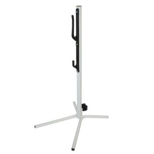 Presentoir-Support 1 Velo Pied Demontable Fixation Sur Base Arriere Blanc Loby