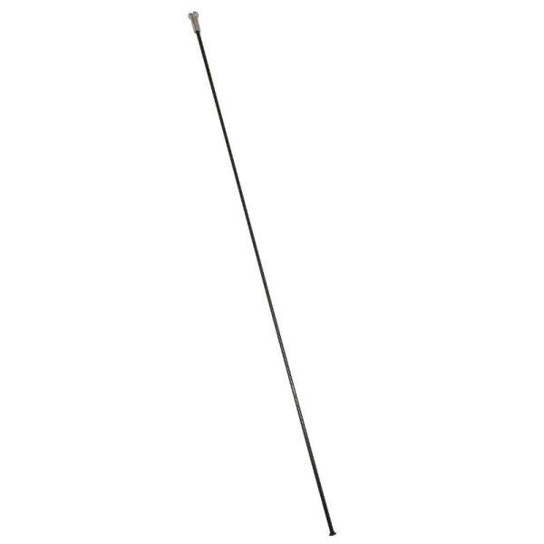 Rayon Inox Noir Dt Swiss Tete Droite Competition 2-1.8-2mm L 272mm Sans Ecrou (Unite)