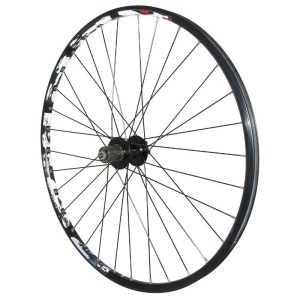 Roue VTT Disque Blocage 27.5" Karma Arriere Noir Moyeu Velox 6 Trous Cassette Type Shimano 11-10-9V 32 Rayons Jante 21C -Poids Max 150Kgs-