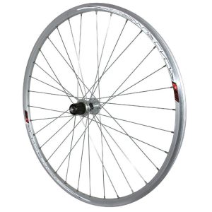 Roue Route Patin Blocage 700 Road Runner Arriere Argent Moyeu Velox Cassette Type Shimano 11-10-9V 32 Rayons Galva Jante 15C