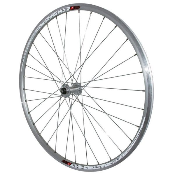 Roue Route Patin Blocage 700 Road Runner Avant Argent Moyeu Velox 32 Rayons Galva Jante 15C