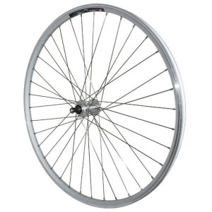 Roue VTC Patin Blocage 700 X 35 - 28" M260 Arriere Renforce Moyeu Miche Magnum Argent Roue Libre 6-7V Special Loueur Jante 19C 36 Rayons Inox -Poids Max 130 Kg-