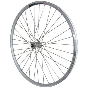 Roue VTC Patin Blocage 700 X 35 - 28" M260 Avant Renforce Moyeu Miche Magnum Argent Special Loueur Jante 19C 36 Rayons Inox -Poids Max 130 Kg-