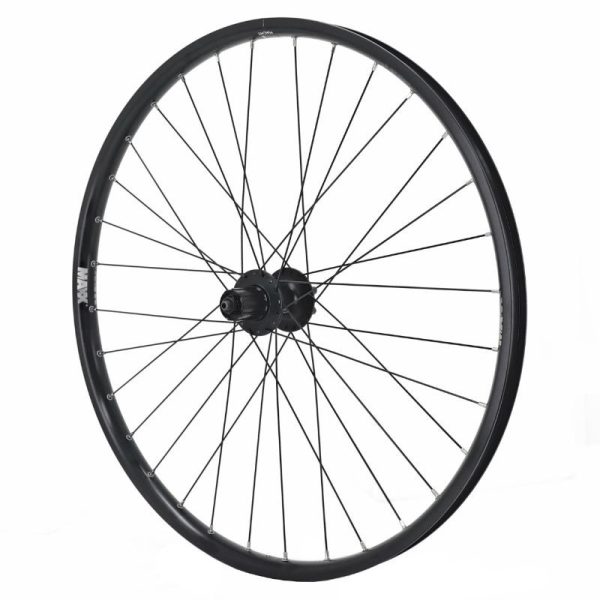 Roue VTT Disque Blocage 27.5" Maxx 25 Tubeless Ready Arriere Noir Moyeu Shimano M475 Disque 6 Trous 11-10-9V Compatible Vae - All Terrain - Jante 25C 32 Rayons