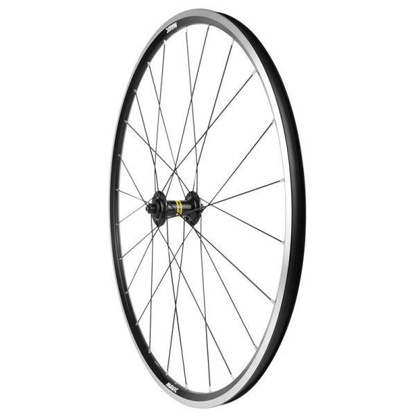 Roue Route Patin Blocage 700 Mavic Access R17 Avant Noir 24 Rayons Jante (622-17) -Poids Max 120 Kg-