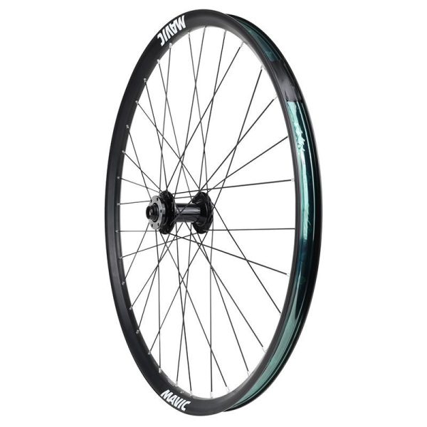 Roue VTT - VAE Disque 27.5" Mavic E-Access Xr27 Boost Tubeless Ready Avant Axe Traversant 15-110 Disque 6 Trous Noir 32 Rayons Jante (622-27) -Poids Max 135 Kg-
